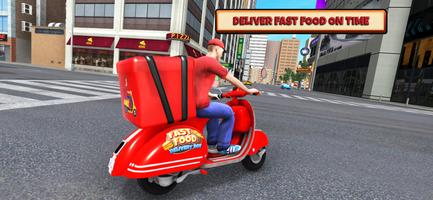 Fast Food Delivery Bike Game স্ক্রিনশট 2