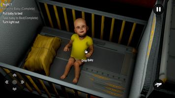 Bebê assustador em casa mal imagem de tela 1