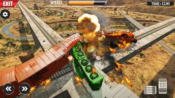 Train Vs Giant Pit Crash Games پوسٹر