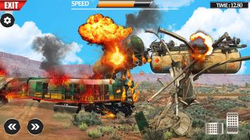 Train Vs Giant Pit Crash Games اسکرین شاٹ 1