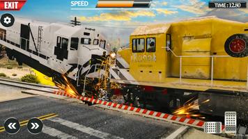 Train Vs Giant Pit Crash Games اسکرین شاٹ 3