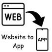 آیکون‌ Website to app