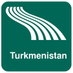 Carte de Turkménistan