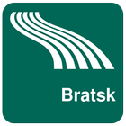 Icona Mappa di Bratsk offline
