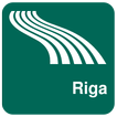 Mapa de Riga offline