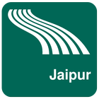 Carte de Jaipur off-line icône