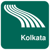 Mapa de Kolkata offline ícone