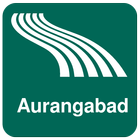 Carte de Aurangabad off-line icône