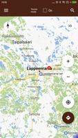 Karte von Lappeenranta offline Plakat