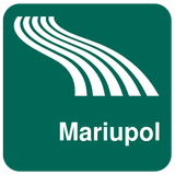 Carte de Mariupol off-line icône