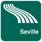 Carte de Sevilla off-line icône