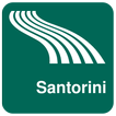 Mapa de Santorini offline