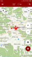 Mapa de Ljubljana offline Cartaz