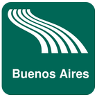 Carte de Buenos Aires off-line icône