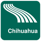 Carte de Chihuahua off-line icône