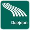 Carte de Daejeon off-line