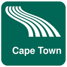 Mapa de Cidade do Cabo offline ícone