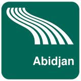 Carte de Abidjan off-line icône