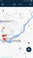 Mapa de Yangon offline Cartaz