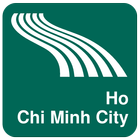 Carte de Ho Chi Minh-Ville icône