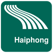 Carte de Haiphong off-line