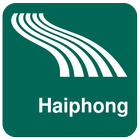 Carte de Haiphong off-line icône