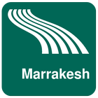Carte de Marrakech off-line icône