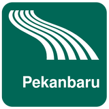 Carte de Pekanbaru off-line icône