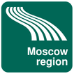 Carte de région de Moscou