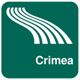 Carte de Crimée off-line icône