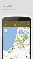 Mapa de Surakarta offline Cartaz