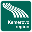 Carte de Région de Kemerovo