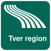 Carte de Région de Tver