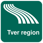 Carte de Région de Tver icône