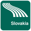 Carte de Slovaquie off-line