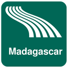 Mapa de Madagascar offline ícone