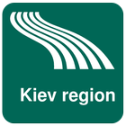 Carte de Région de Kiev icône