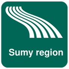 Carte de Région de Sumy icône