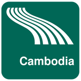 Карта Камбоджи оффлайн