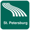 Carte de Saint-Pétersbourg