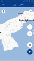 Mapa de Panamá offline Cartaz