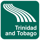 Carte de Trinité-et-Tobago icône