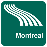 Carte de Montréal off-line icône