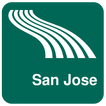 Carte de San Jose off-line