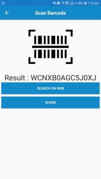 Barcode Scanner / QR Code scanner screenshot 1