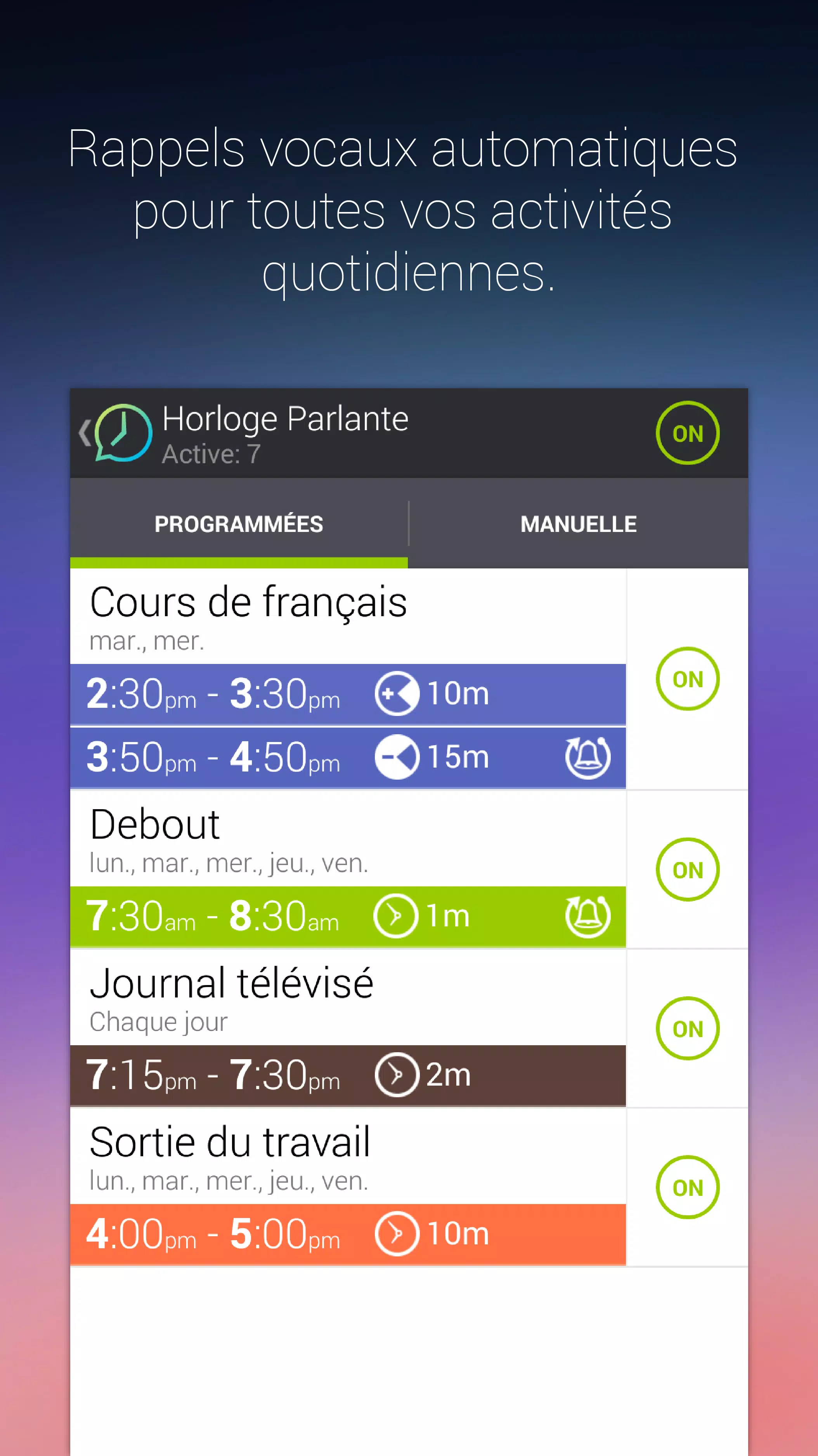 Horloge Parlante APK pour Android Télécharger
