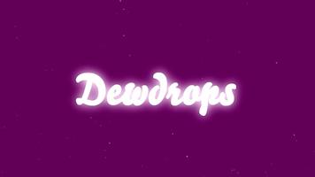 DewDrops Greetings الملصق