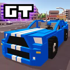 Blocky Car Racer - racing game Icon
