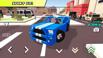 Blocky Car Racer पोस्टर