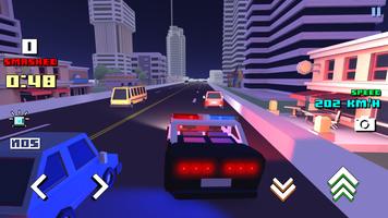 Blocky Car Racer اسکرین شاٹ 1